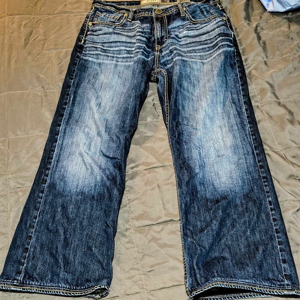 BKE Relaxed Fit Faded Blue Jeans